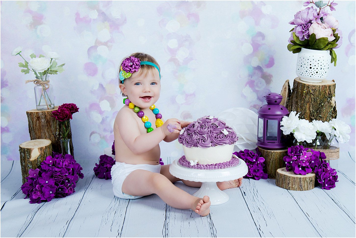 Seance Un An Smash The Cake Caroline Buri Photographe